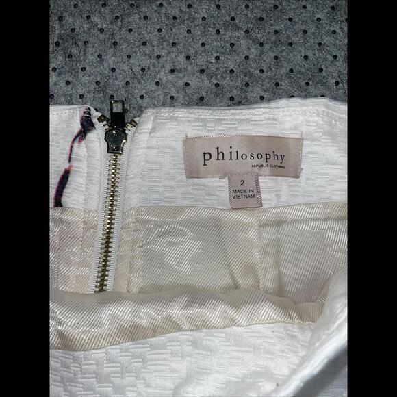 Women's‎ Philosophy Beautiful Abstract Floral Business Career Pencil Skirt Sz 2 - Picture 2 of 6